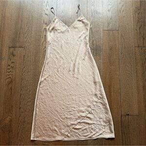 Aritzia Gold Silk Dress | Size XS